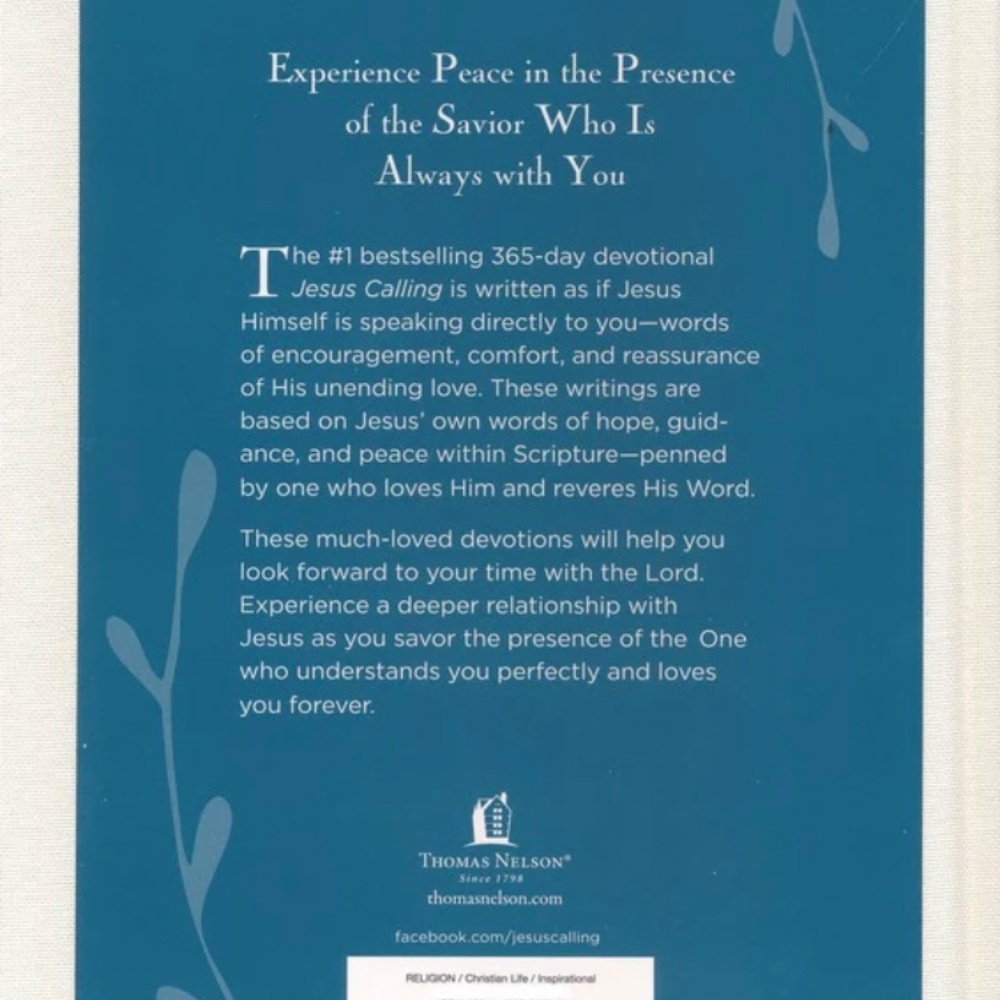 365 day Devotional Jesus Calling, Large Text Full Scriptures: Enjoying Peace - Picture 6 of 9